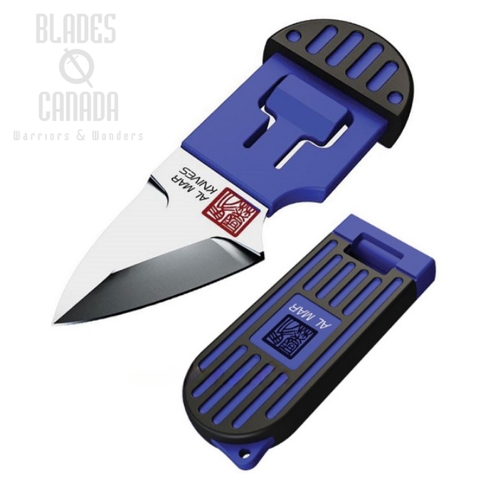 (image for) Al Mar Stinger Keychain Knife, D2, Blue, AMK1001BKBL